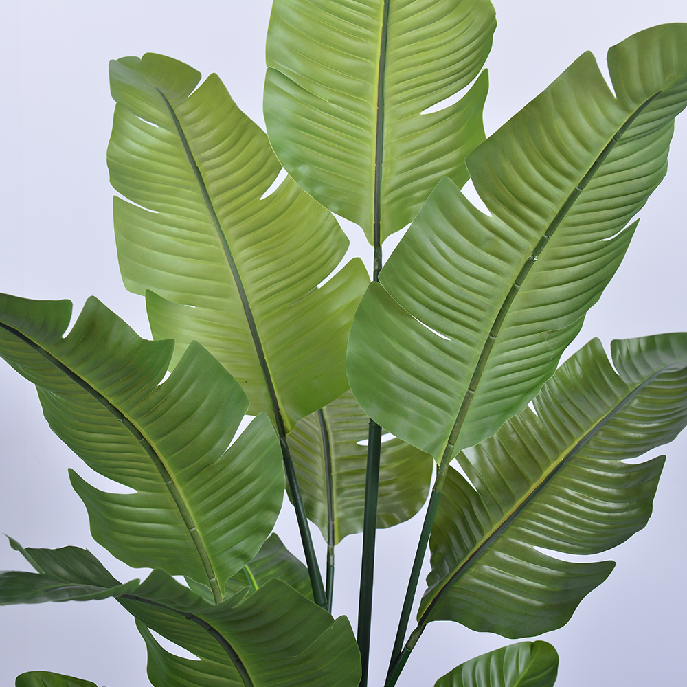 High Quality Real Touch Leaves Artificial Plant Strelitzia Nicolai Fire Resistant Faux Bird of Paradise for Indoor and Outdoor