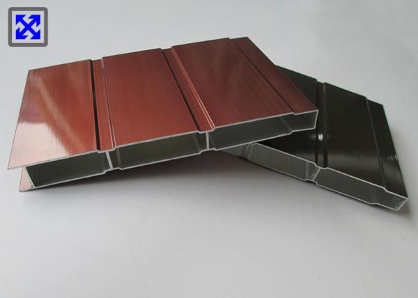 Compact Design Aluminum Extrusion Profiles Integrated Gusset For Decoration