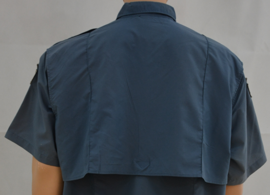 Men's 100%Nylon Work Shirt Short Sleeve Mesh Embroidery Holes