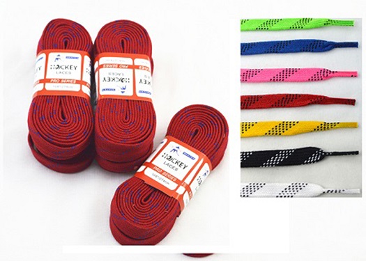 108'' 120'' 130'' Red Hockey Skate Laces Lightweight Polyester Cotton Material