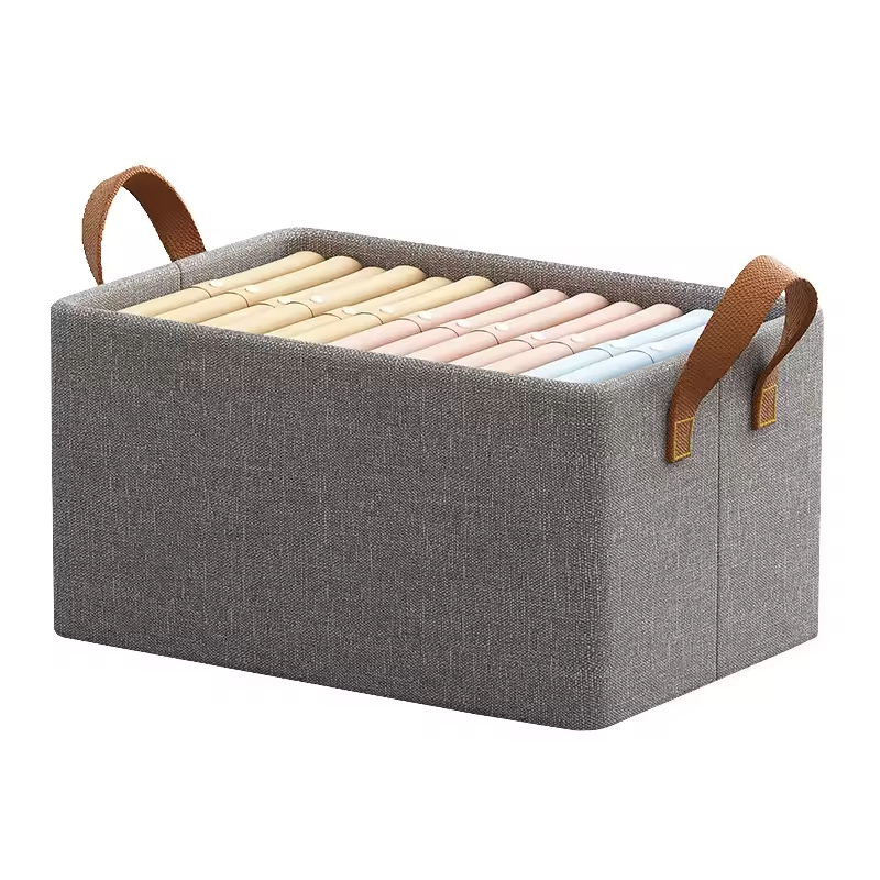 Hot Sales Foldable Cloth Storage Box Detachable Clothing Organizer for Living Room Use