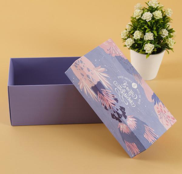 Rigid PMS Ivory Cardboard Box 400gsm Lid And Bottom Box