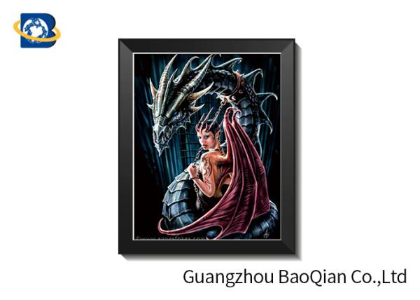 SGS Lenticular 5D Pictures For Restaurant Decoration Environmentally Friendly