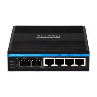 Commutateur Ethernet géré ERPS Gigabit 2SFP+4RJ45 Commutateur réseau Din-rail avec sortie PoE