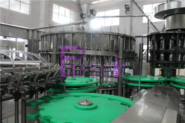 Monoblock Level Adjusted Bottle Filling Machine With Copper Ring