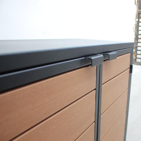 Прочный водонепроницаемый утилизация наружные контейнеры Сталь HDPE Пластиковый деревянный материал для спа-комнаты