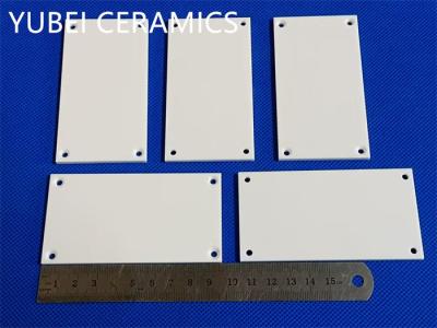 95% Alumina Ceramic Plates White Heat Dissipation Size Customized