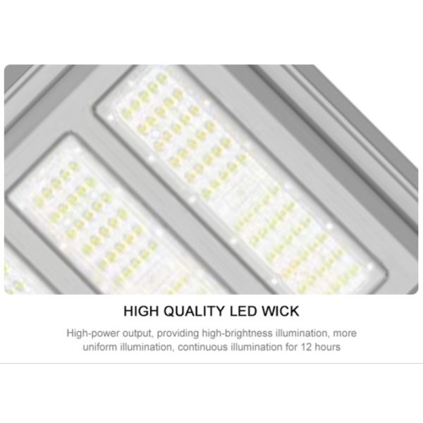 LED Solar Street Light With IP68 Waterproof Anti-Corrosion for Park Pathways