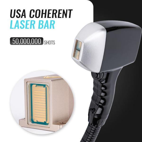 Diode Laser Machine Vertical Mode 755 808 1064 With 808nm Diode Stack 1200W Hand Piece Beauty Machine