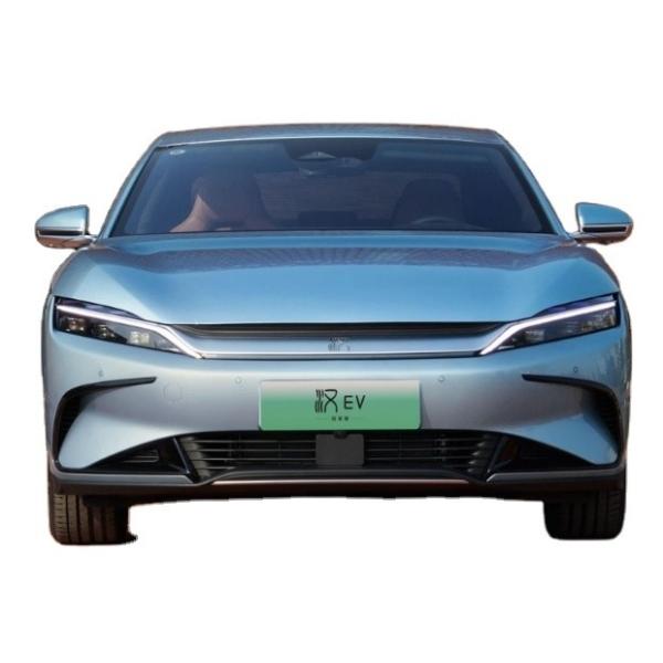 Blue 2024 BYD Han EV 506km Four-Wheel Drive Left-Hand Drive Five-Seater Electric Car