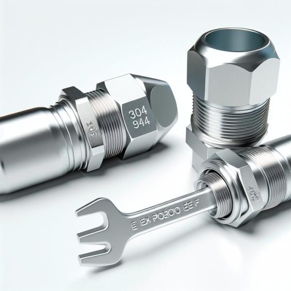 10-14mm Ex Proof Cable Gland com armadura de fio único e superfície lisa CE ROHS ISO9001 Certificado