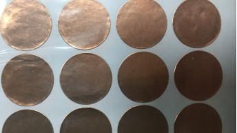 0.8W Metal Heat Conductive Material High 0.075mm Thermal Conductivity Copper Foil