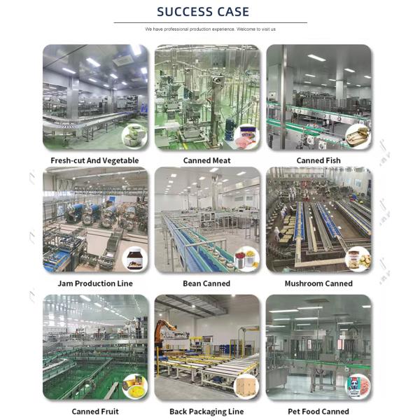 Automatic Canned cucumber Vegetable Cans  production line Equipment Customized