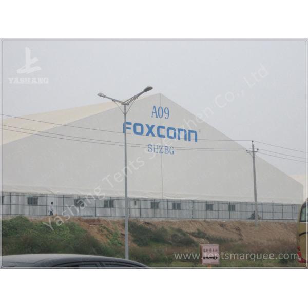 Waterproof Industrial Canopy Tent Fabric Shelter Systems With Transparent Skylight