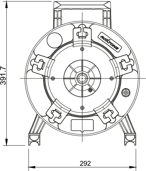 Trailer Cable Reel Cart Waterproof Connector Plastic Metal Fiber Optical Cable Reel