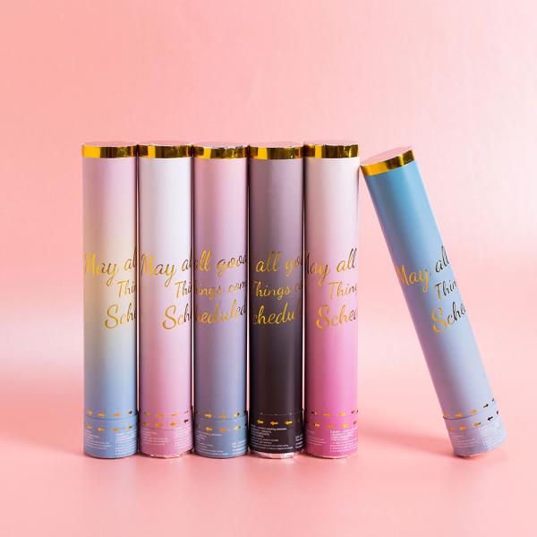 Confetti Powder Cannon with Custom Logo- 100cm Smoke Powder Confetti Sticks Cannons