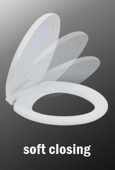 PP Toilet Seat Cover Soft Close Elegant Design UF Or Duroplast model available From Xiamen China
