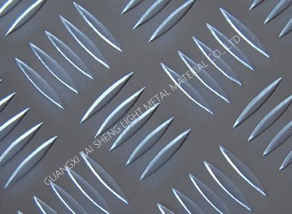 5 Bar Aluminum Tread Plate ,small pattern, AA1100/3003/3105,thickness 0.8-15mm