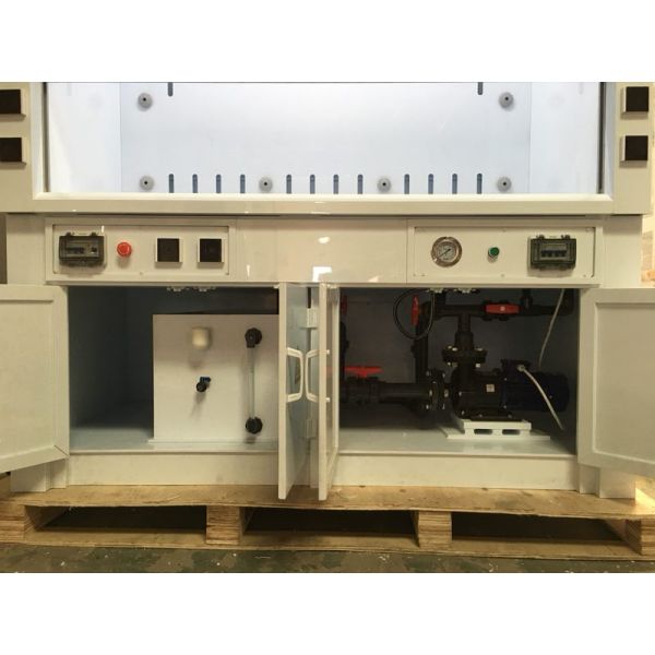 Customized Made Lab Fume Hoods With Wet Scrubber Company Manual Control System