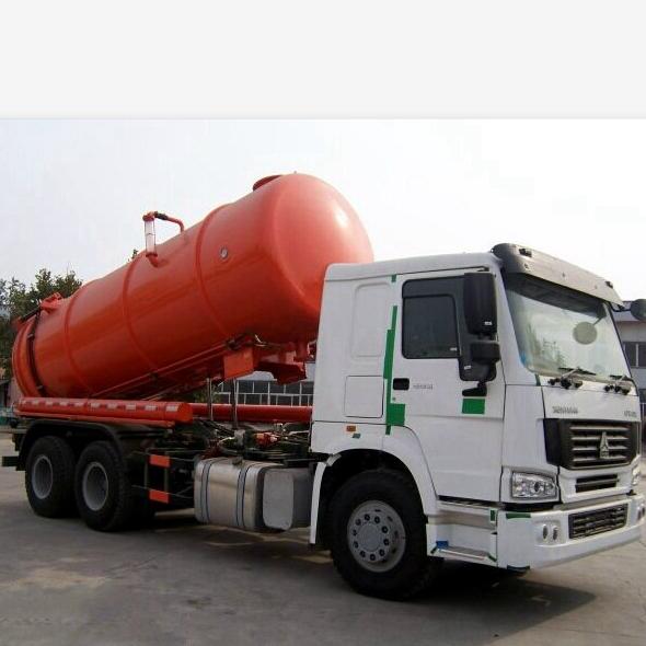 high quality Howo 6*4 336 hp 16000 liters sewage truck