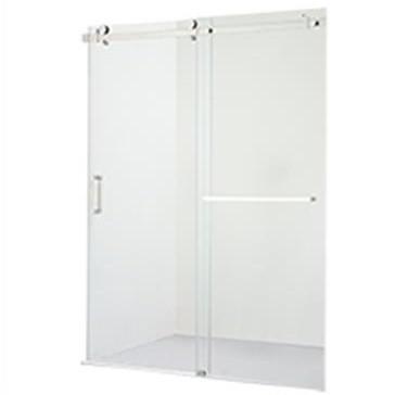 10mm Frosted Glass Sliding Shower Doors Explosion Proof Shower Glass Panel