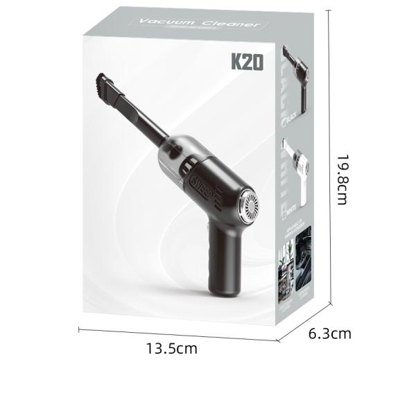2500Pa Suction and 1800Mah Battery Portable Wireless Handheld Dust Blower for Car Cleaning