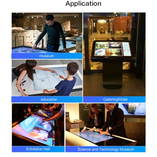 43 inch 450 cd/m2 Brightness Smart Touch Screen Table TFT LCD Interactive Multi Touch Screen Table