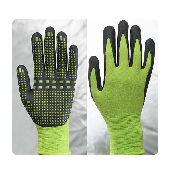 Vehicle Repairing Cut Level 1 Seamless Nitrile Palm Hand Safety Gloves