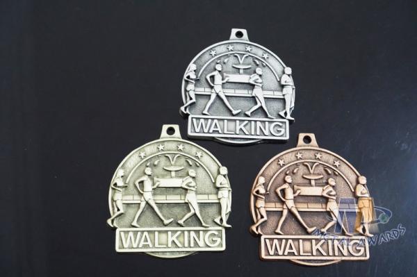 Marathon Die Cast Medals By Zinc Alloy , Custom Metal Running Engraved Medals Antique Gold Silver Copper Plating 3D