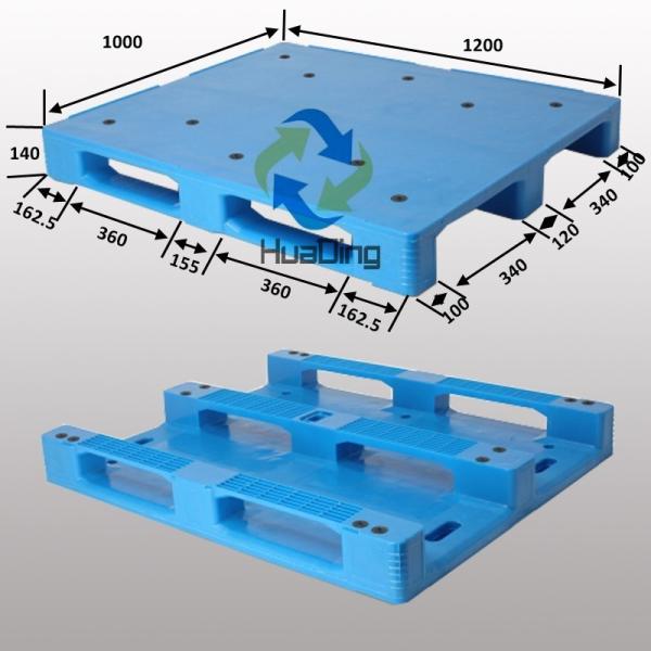 Discount !! HOT SALE Cheap Recycled One Way Plastic Industry Pallet Blue or any Other Requested Color Recyclable Single Faced 6T