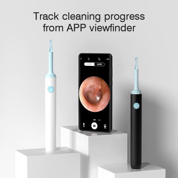 Electric Earwax Remover with Wireless Otoscope Camera and Rechargeable Battery
