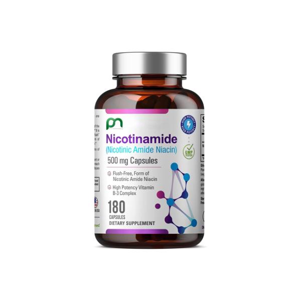 Health Glow Nicotinamide 500mg Capsules