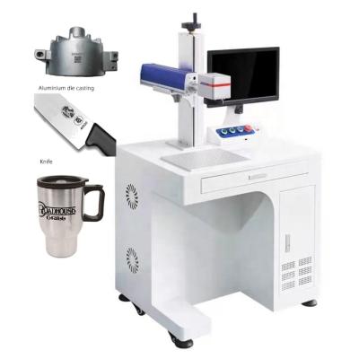 Engraver Rotary 60 Watt Jpt Fiber 20w 30w 50w 100w Laser Marking Machine