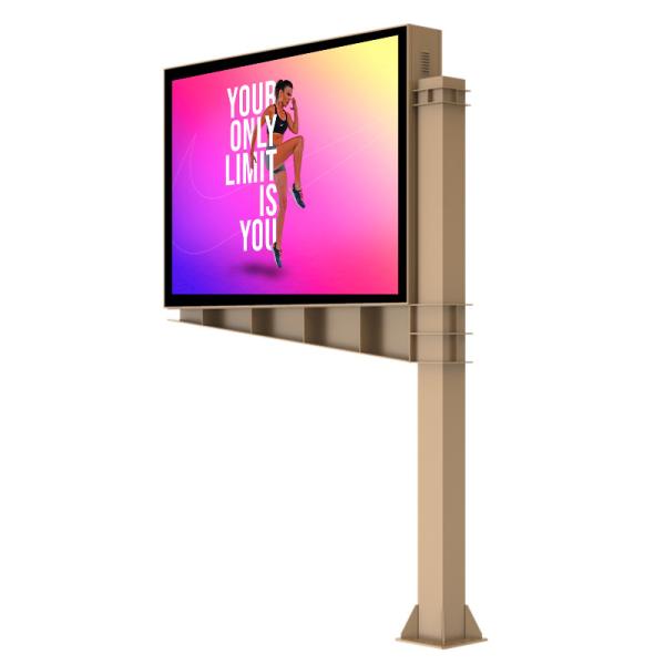 P6 8000nits custom high end design  IP65 waterproof led screen billboard outdoor advertising