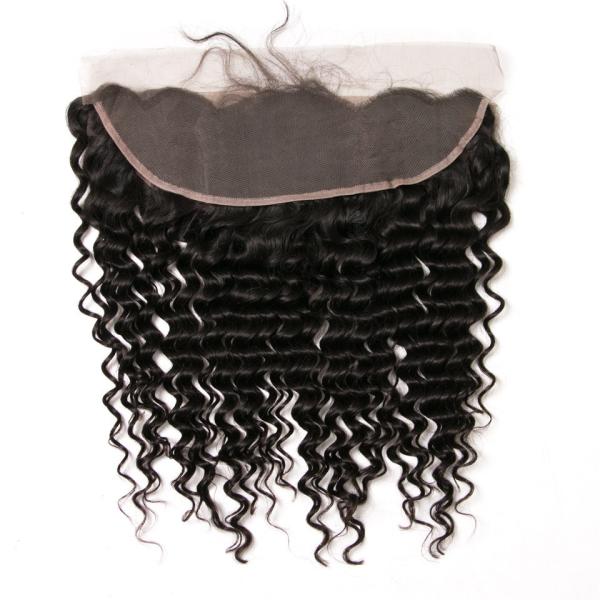 Закрытие шнурка человеческих волос 13кс4 Бразалян, ухо к плотности закрытия 130% фронта шнурка уха