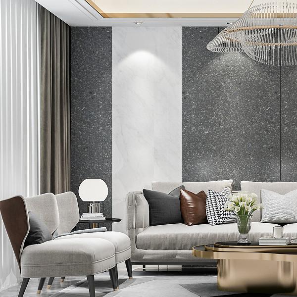 Refined Rock Gray Sintered Stone Tile Size 1000*3000mm 3mm Thick