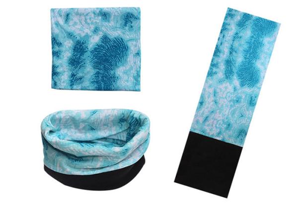Blue White Polar  Headwear Simple Style Custom Logo Printed Good Flexibility