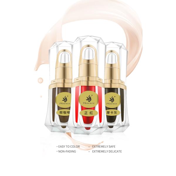 Чернила татуировки брови 60 g микро- установили постоянные пигменты макияжа 60g