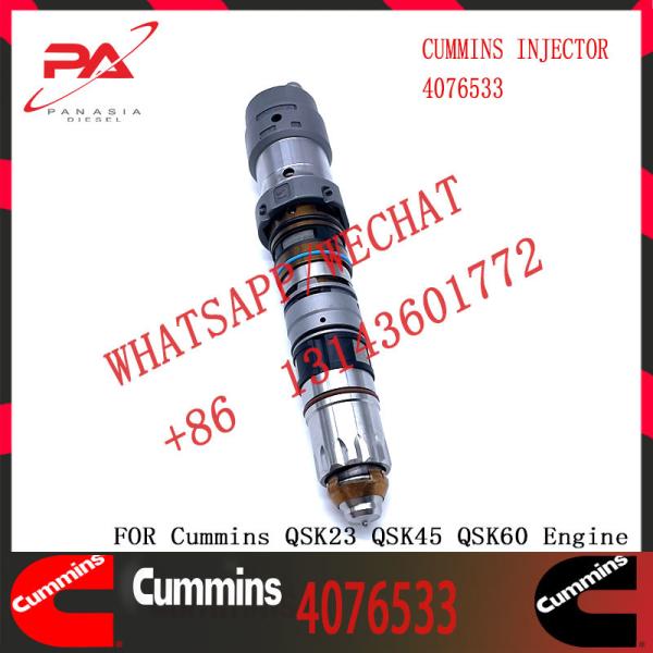 diesel common rail fuel injector 4326780 4088416 4076533 for cummins engine QSK60