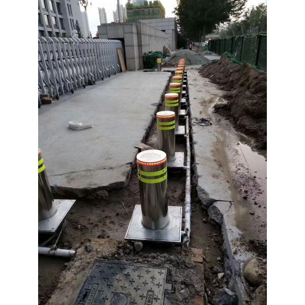 Fonte de alimentação de aço inoxidável de aumentação automática dos postes de amarração 316 AC220V da tira reflexiva hidráulica