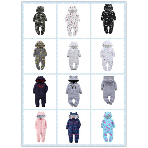 New Arrival Winter Cool Baby Clothes Floral cotton infant rompers