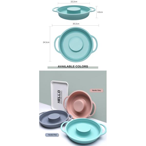 BPA Free Multifunctional Food Grade Silicone Round Cake Pan