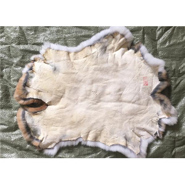 Piel auténtica del conejo de las chaquetas para el tiro del invierno, pieles blancas de la piel del conejo de los 22*30cm 