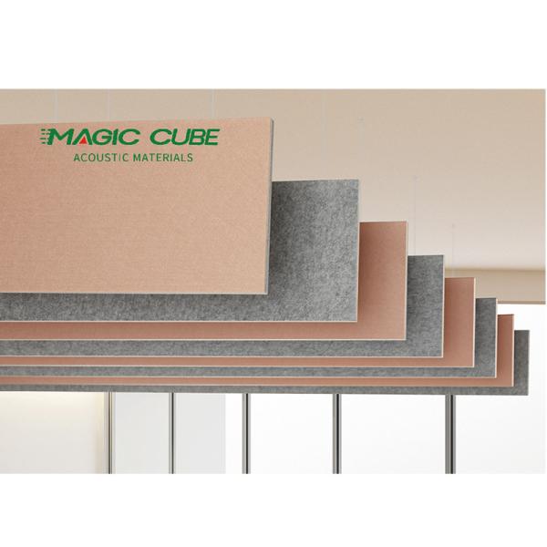 Meeting Room Soundproofing Polyester Ceiling Panel With Customized
