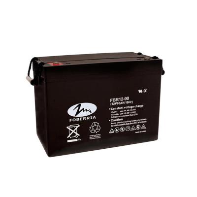 F14 Terminal Sealed Vrla 12v90ah UPS Battery Lead Acid 306*169*211mm
