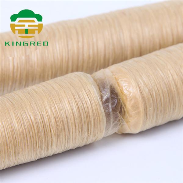 Casillas de salchichas comestibles de 24 mm de color natural Casillas de colágeno ahumado para salchichas ahumadas