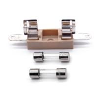 CNAMPFORT XY-15A Bloco de fusível de montagem de PCB PTF-10 6.3A 250V Para fusível de tubo de vidro de cartucho cerâmico de 5x20 mm