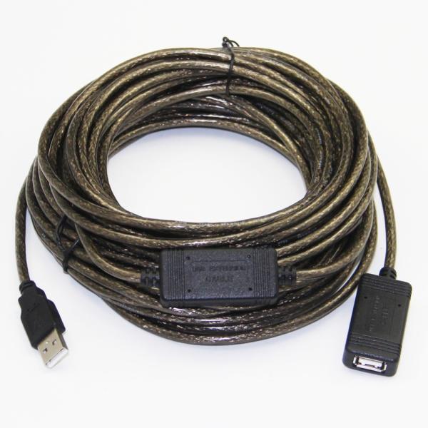 Active Repeater Foil Braided Built In 48P IC USB 2.0 Extension Cable