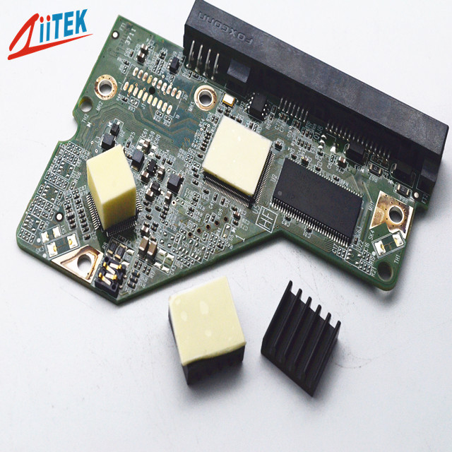 Yellow 2.0W/mK Thermal Gap Filler Pad Thermal Insulators Materials For Various Electronics
