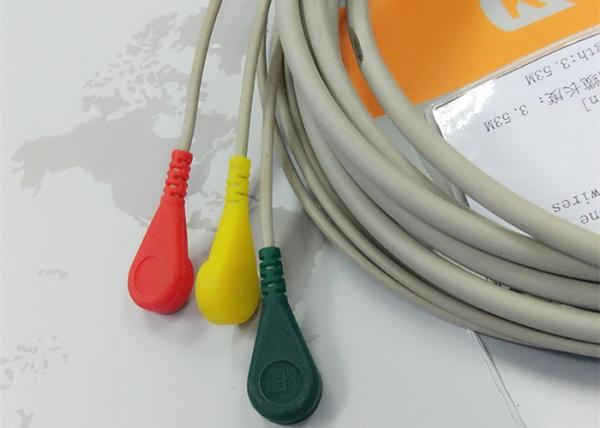6 Pin Ecg Patient Cable Hospital Accessories Products Excellent Compatibility